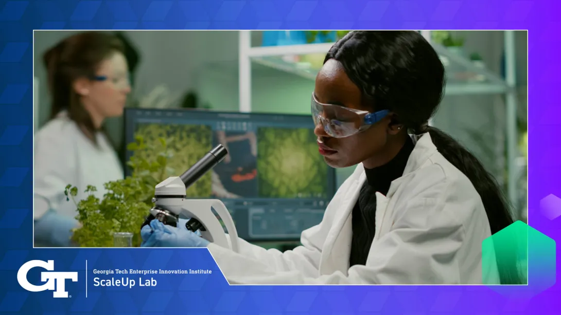 women working in lab